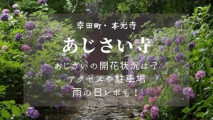 あじさいの里 蒲郡 21の開花状況 見頃や営業時間 中止の可能性は